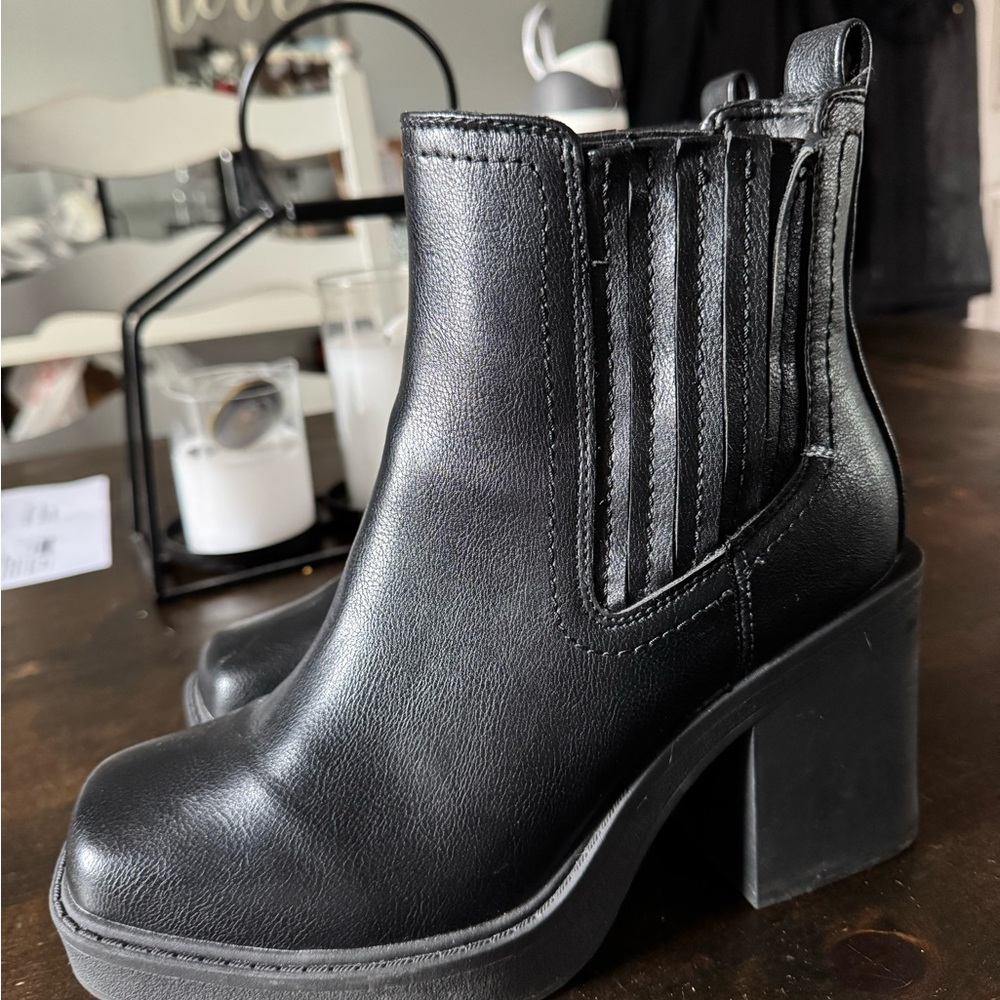 MIA Heeled Combat Booties